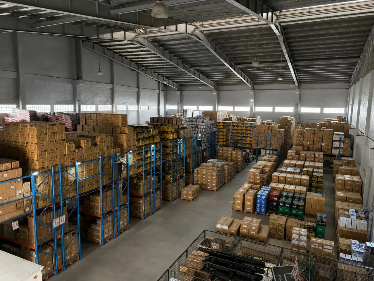 Inside the Kingtop warehouse