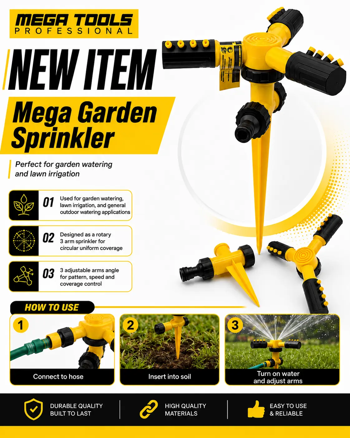 Mega Garden Sprinkler
