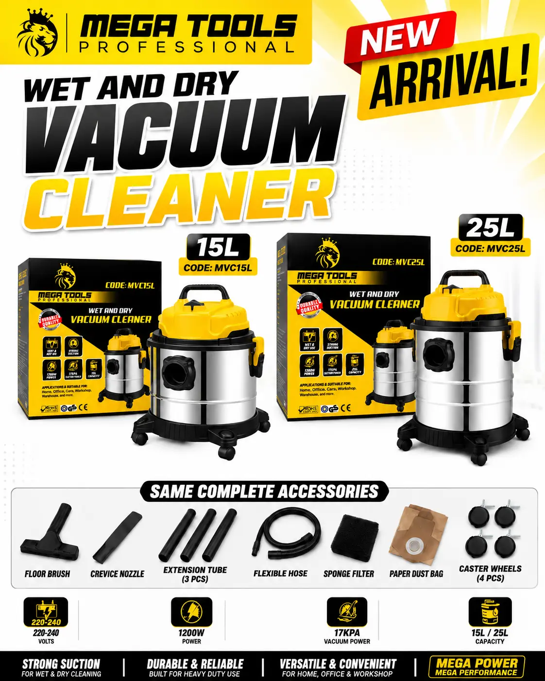 Wet & Dry Vacuum Cleaner